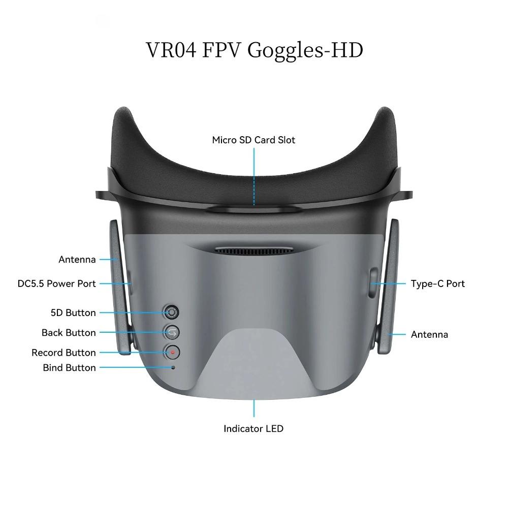 Kacamata FPV BETAFPV VR04 Vers - Skyzone Cobra X V2 Fpv Goggles ulasan dan harga