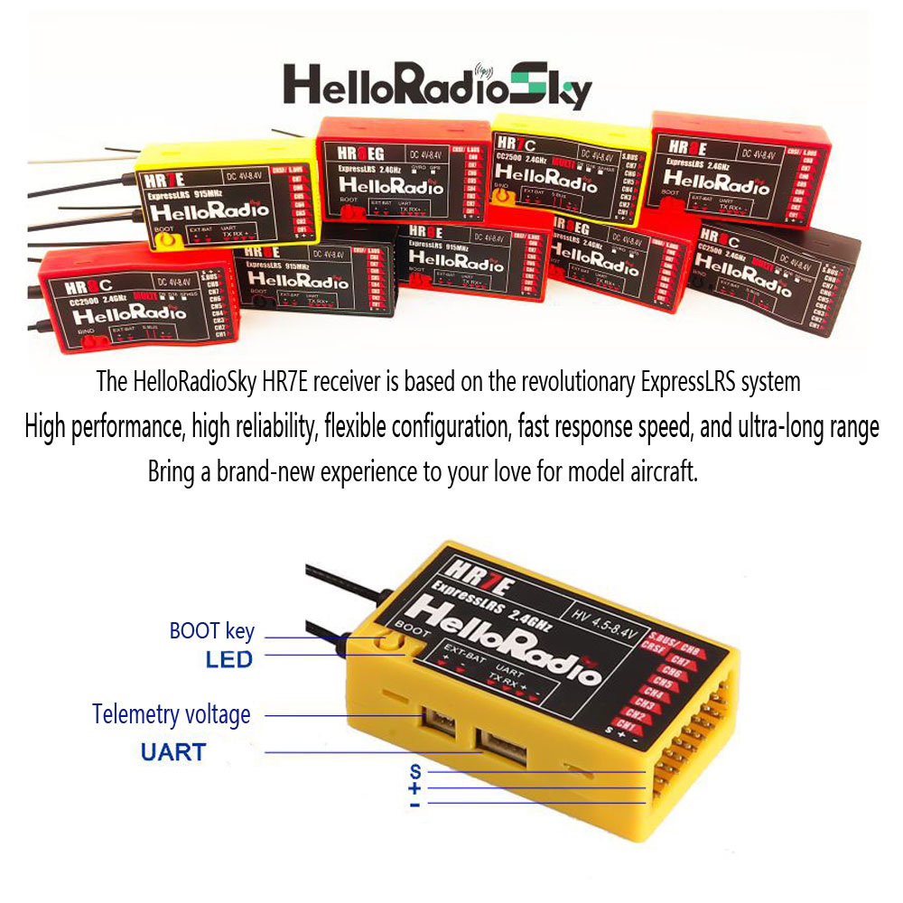 Penerima HelloRadio HR7E ELRS  - Radiomaster Ranger 2.4Ghz Elrs Module ulasan dan harga